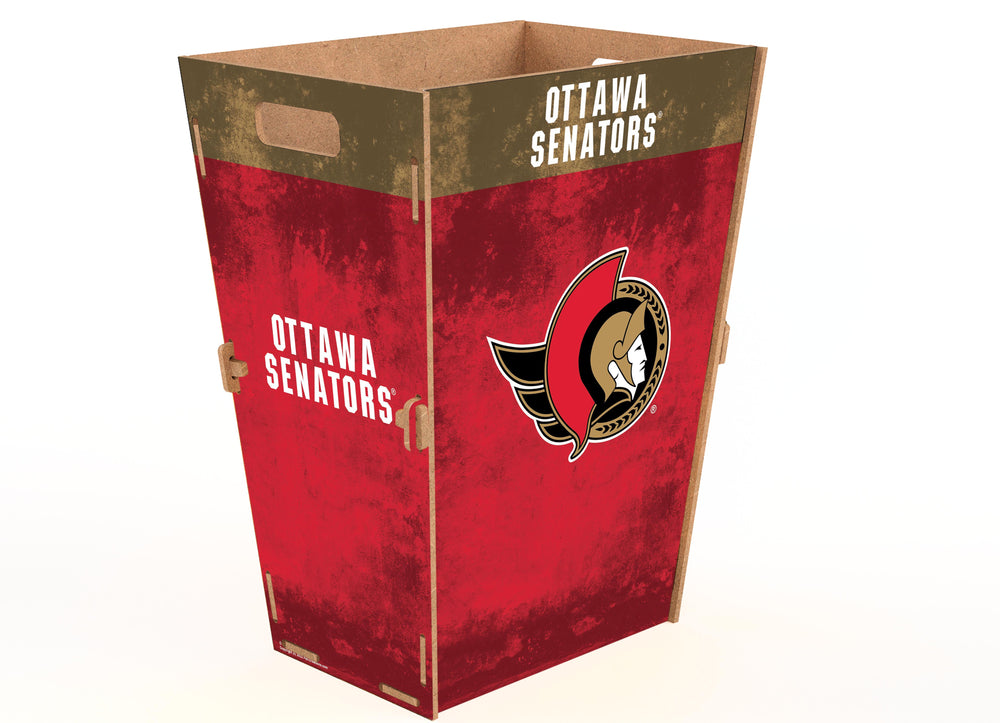 Wholesale NHL / H2173L-Waste Can Flat Pack Large / H2173L-Ottawa Senators