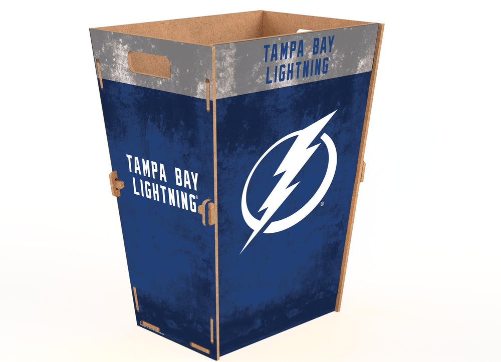 Wholesale NHL / H2173L-Waste Can Flat Pack Large / H2173L-Tampa Bay Lightning