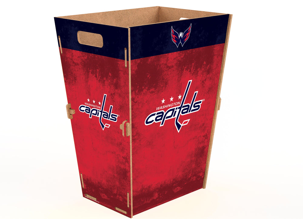 Wholesale NHL / H2173L-Waste Can Flat Pack Large / H2173L-Washington Capitals