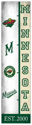 Wholesale NHL / H2210-Team Logo Progression 6x24 / H2210-Minnesota Wild