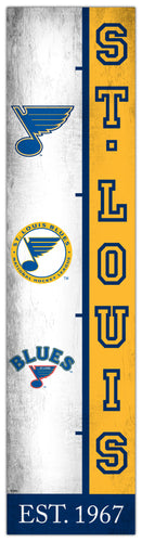 Wholesale NHL / H2210-Team Logo Progression 6x24 / H2210-St. Louis Blues