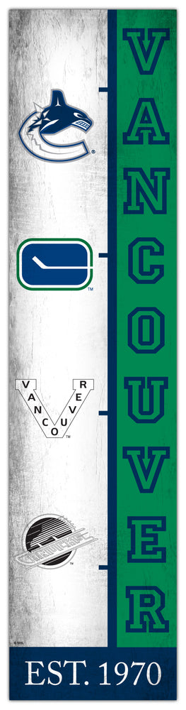 Wholesale NHL / H2210-Team Logo Progression 6x24 / H2210-Vancouver Canucks