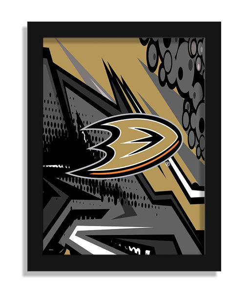 Wholesale NHL / H2212-Team Composition Fine Art 12x16 / H2212-Anaheim Ducks