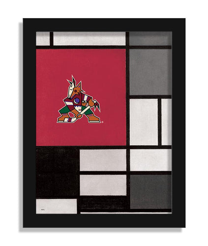 Wholesale NHL / H2212-Team Composition Fine Art 12x16 / H2212-Arizona Coyotes