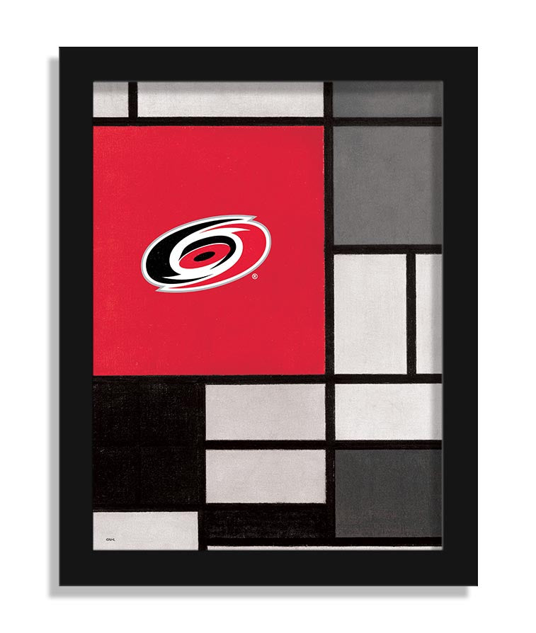 Wholesale NHL / H2212-Team Composition Fine Art 12x16 / H2212-Carolina Hurricanes