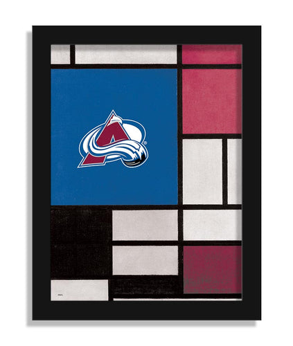 Wholesale NHL / H2212-Team Composition Fine Art 12x16 / H2212-Colorado Avalanche