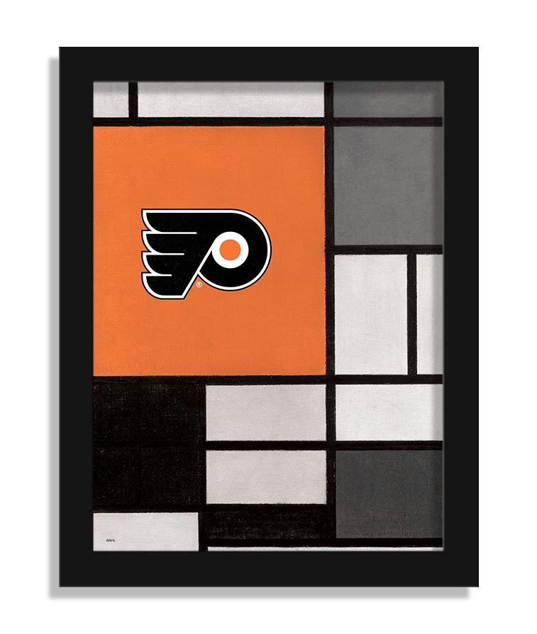 Wholesale NHL / H2212-Team Composition Fine Art 12x16 / H2212-Philadelphia Flyers