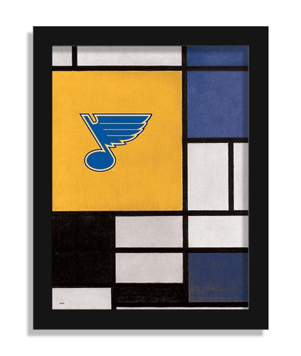 Wholesale NHL / H2212-Team Composition Fine Art 12x16 / H2212-St. Louis Blues