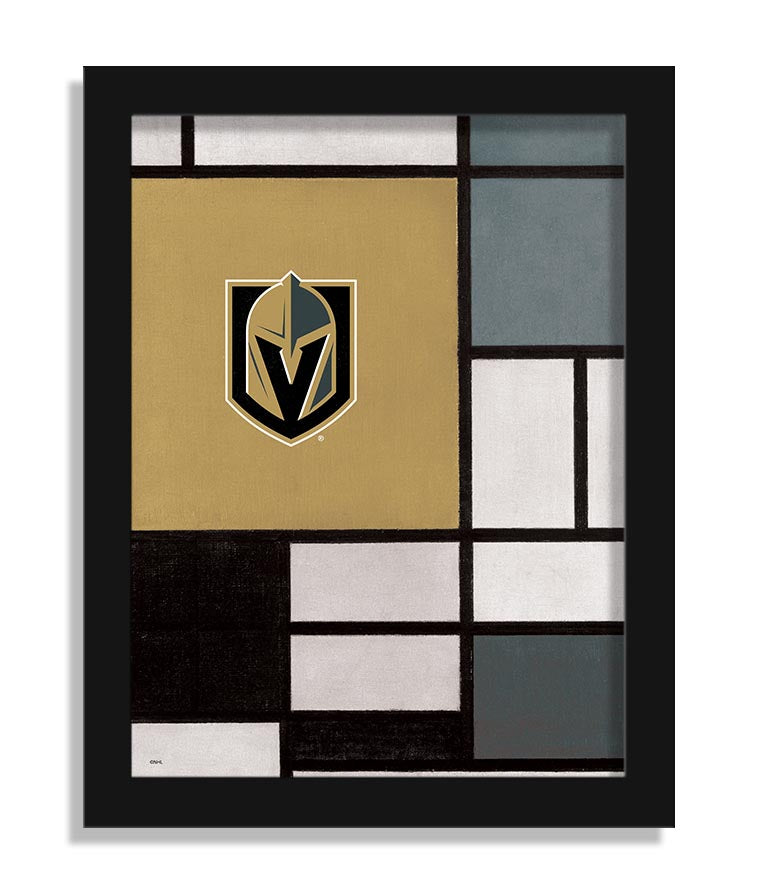 Wholesale NHL / H2212-Team Composition Fine Art 12x16 / H2212-Vegas Golden Knights