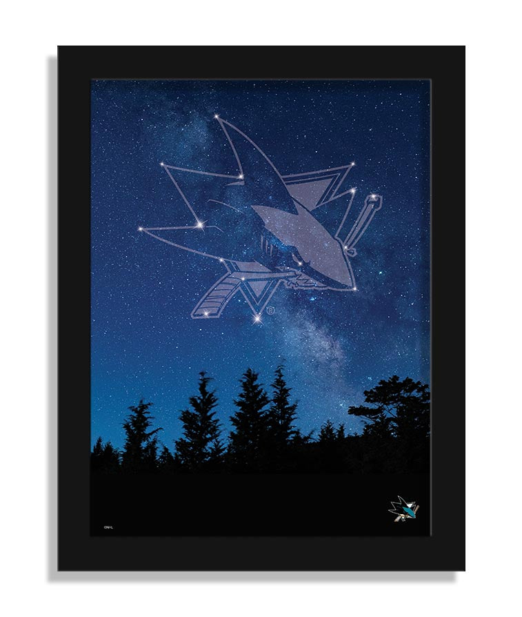 Wholesale NHL / H2213-In The Stars 12x16 / H2213-San Jose Sharks