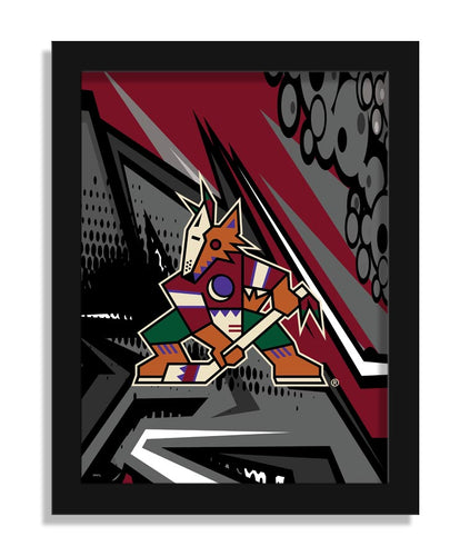 Wholesale NHL / H2214-Team Comic 12x16 / H2214-Arizona Coyotes