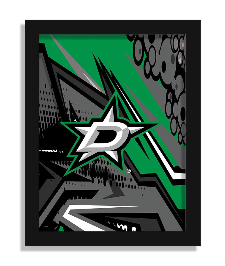 Wholesale NHL / H2214-Team Comic 12x16 / H2214-Dallas Stars