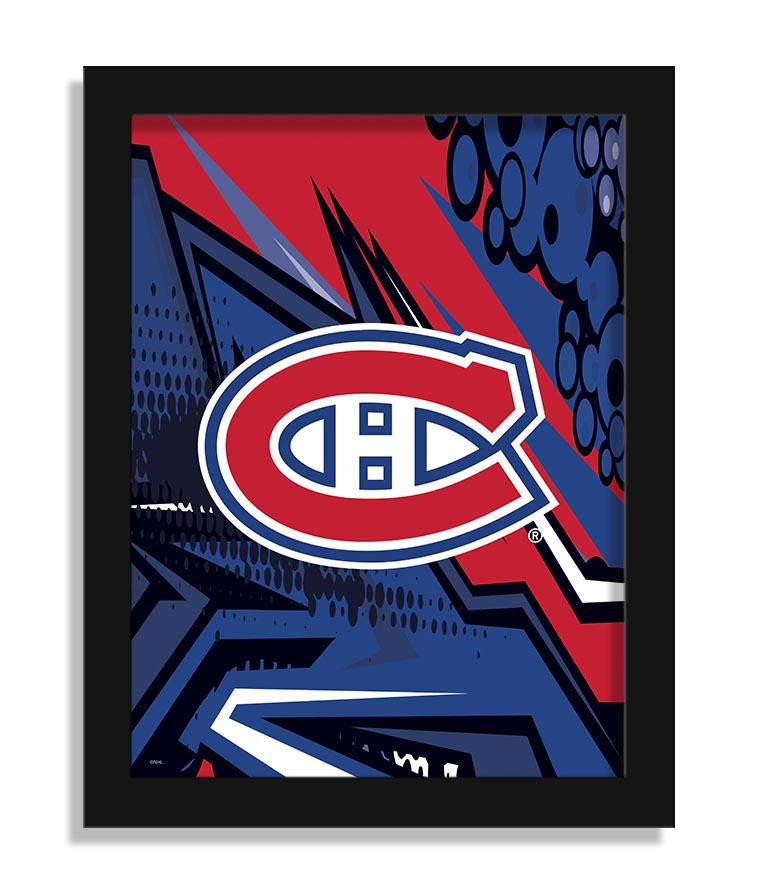 Wholesale NHL / H2214-Team Comic 12x16 / H2214-Montreal Canadiens