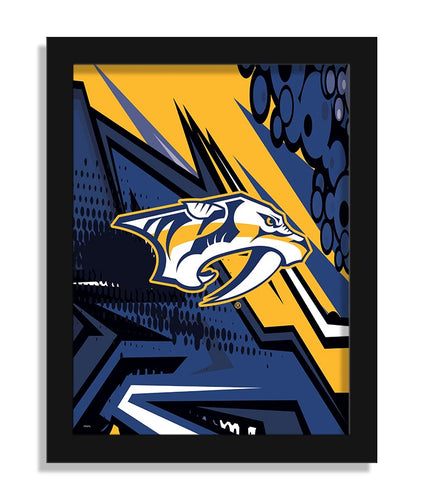 Wholesale NHL / H2214-Team Comic 12x16 / H2214-Nashville Predators