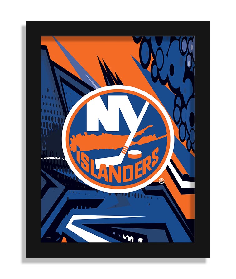 Wholesale NHL / H2214-Team Comic 12x16 / H2214-New York Islanders