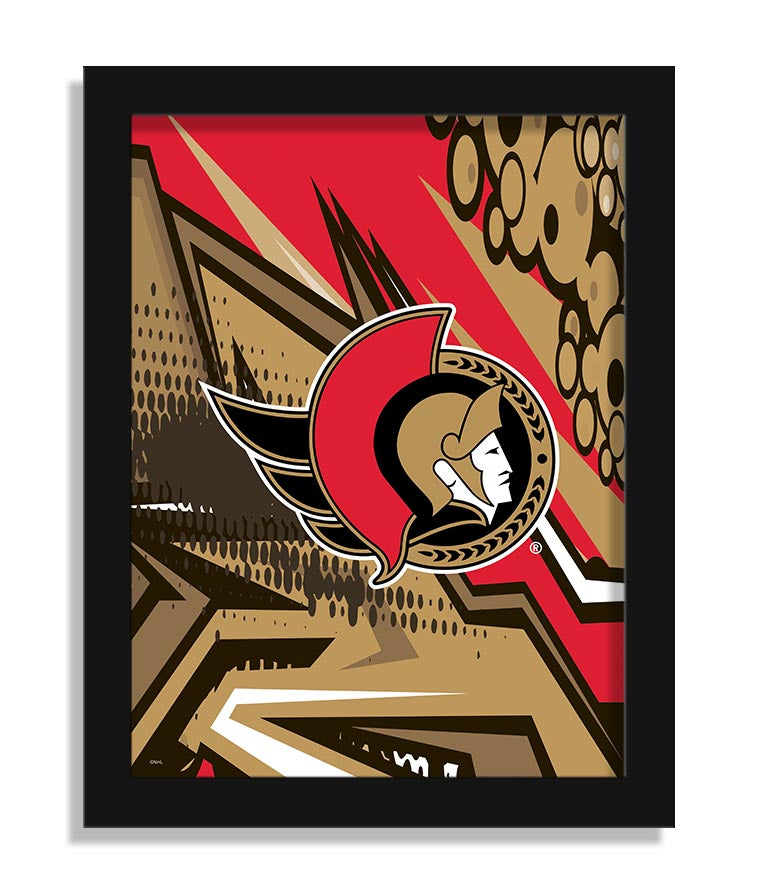 Wholesale NHL / H2214-Team Comic 12x16 / H2214-Ottawa Senators