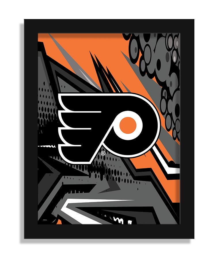 Wholesale NHL / H2214-Team Comic 12x16 / H2214-Philadelphia Flyers