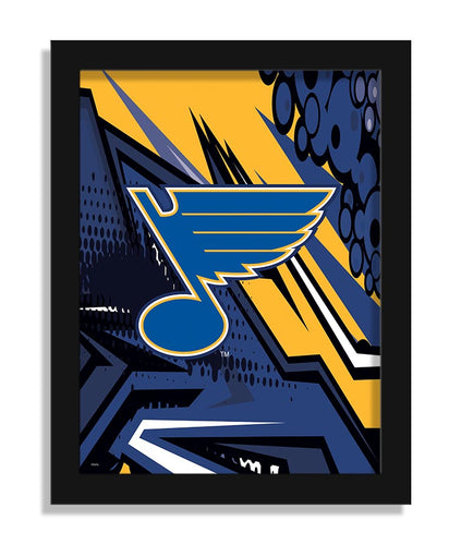 Wholesale NHL / H2214-Team Comic 12x16 / H2214-St. Louis Blues