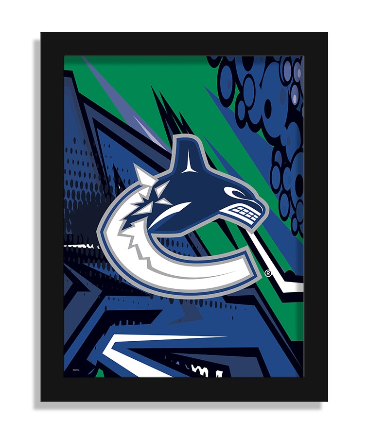 Wholesale NHL / H2214-Team Comic 12x16 / H2214-Vancouver Canucks