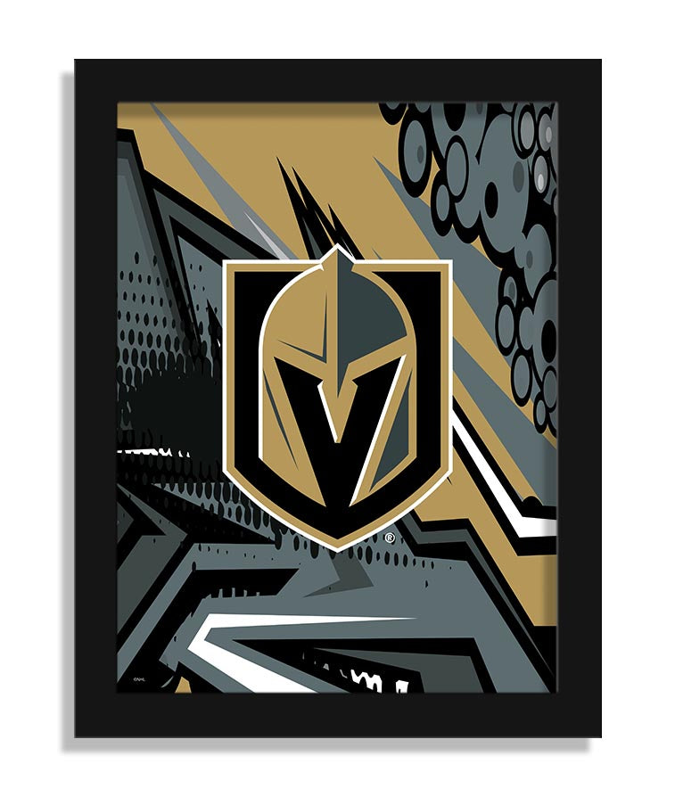 Wholesale NHL / H2214-Team Comic 12x16 / H2214-Vegas Golden Knights