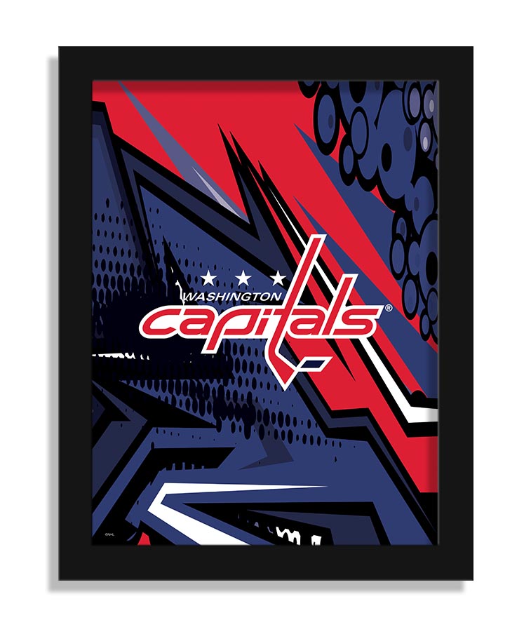 Wholesale NHL / H2214-Team Comic 12x16 / H2214-Washington Capitals