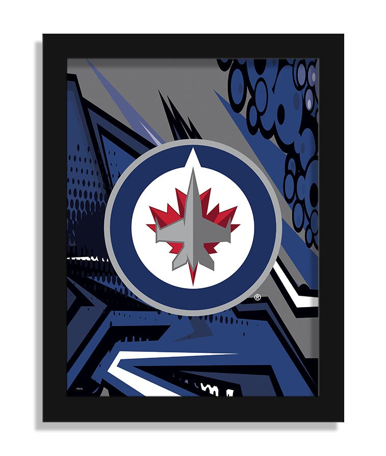 Wholesale NHL / H2214-Team Comic 12x16 / H2214-Winnipeg Jets