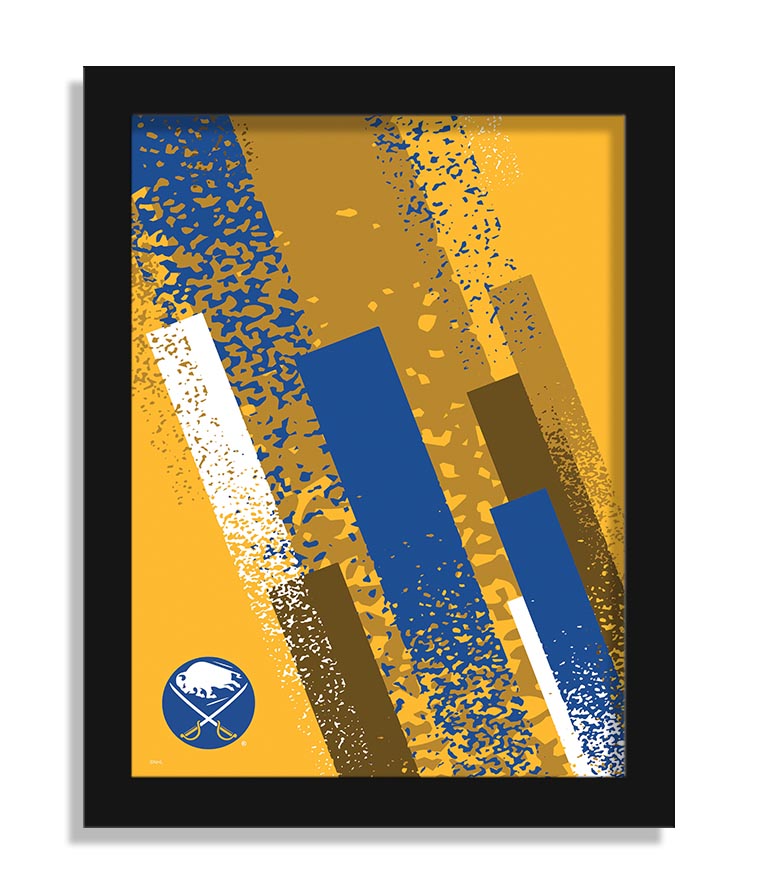 Wholesale NHL / H2215-Team Color Art 12x16 / H2215-Buffalo Sabres