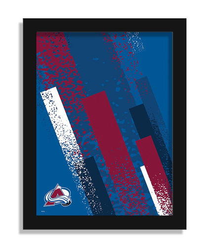 Wholesale NHL / H2215-Team Color Art 12x16 / H2215-Colorado Avalanche