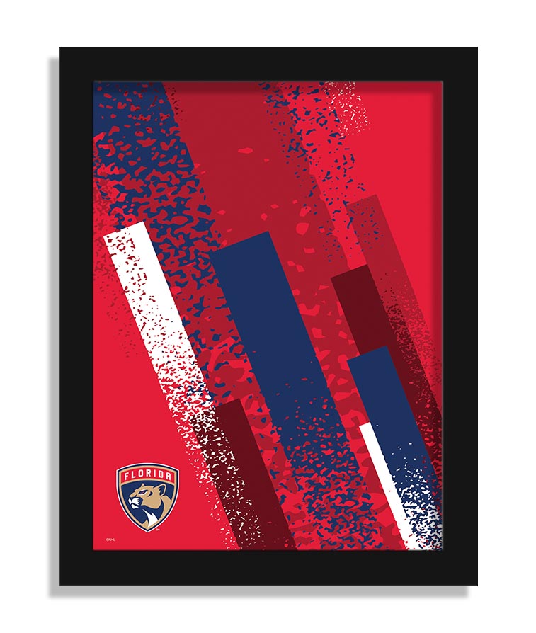 Wholesale NHL / H2215-Team Color Art 12x16 / H2215-Florida Panthers