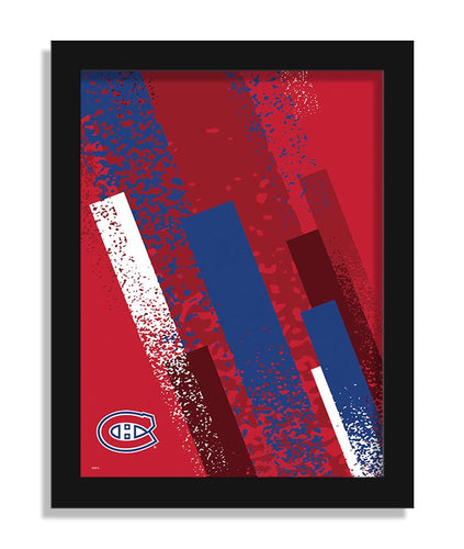 Wholesale NHL / H2215-Team Color Art 12x16 / H2215-Montreal Canadiens