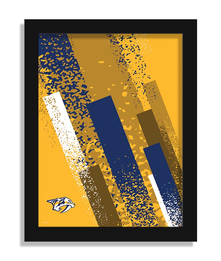 Wholesale NHL / H2215-Team Color Art 12x16 / H2215-Nashville Predators