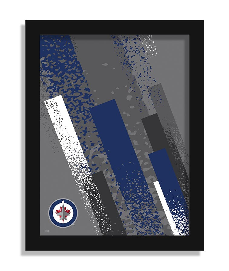 Wholesale NHL / H2215-Team Color Art 12x16 / H2215-Winnipeg Jets