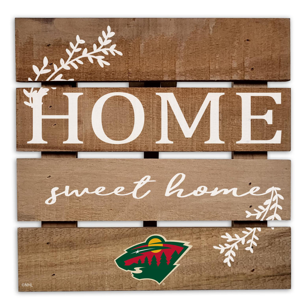 Wholesale NHL / H2221-Home Sweet Home Trivet Hot Plate / H2221-Minnesota Wild