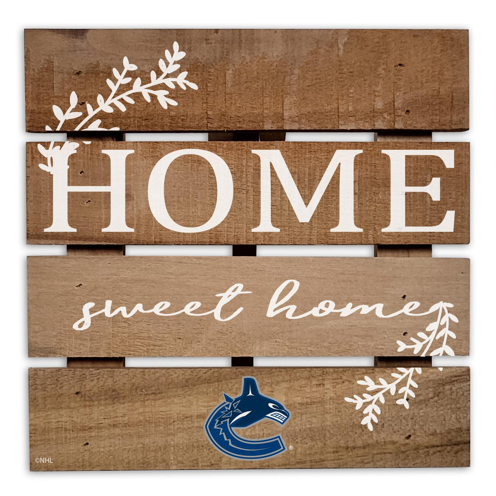 Wholesale NHL / H2221-Home Sweet Home Trivet Hot Plate / H2221-Vancouver Canucks