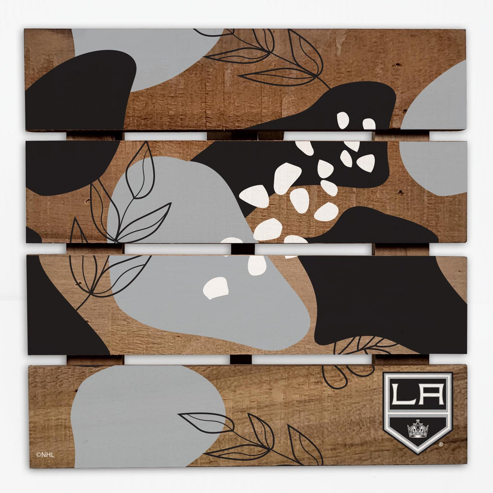 Wholesale NHL / H2222-Abstract Floral Trivet Hot Plate / H2222-Los Angeles Kings