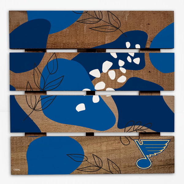 Wholesale NHL / H2222-Abstract Floral Trivet Hot Plate / H2222-St. Louis Blues