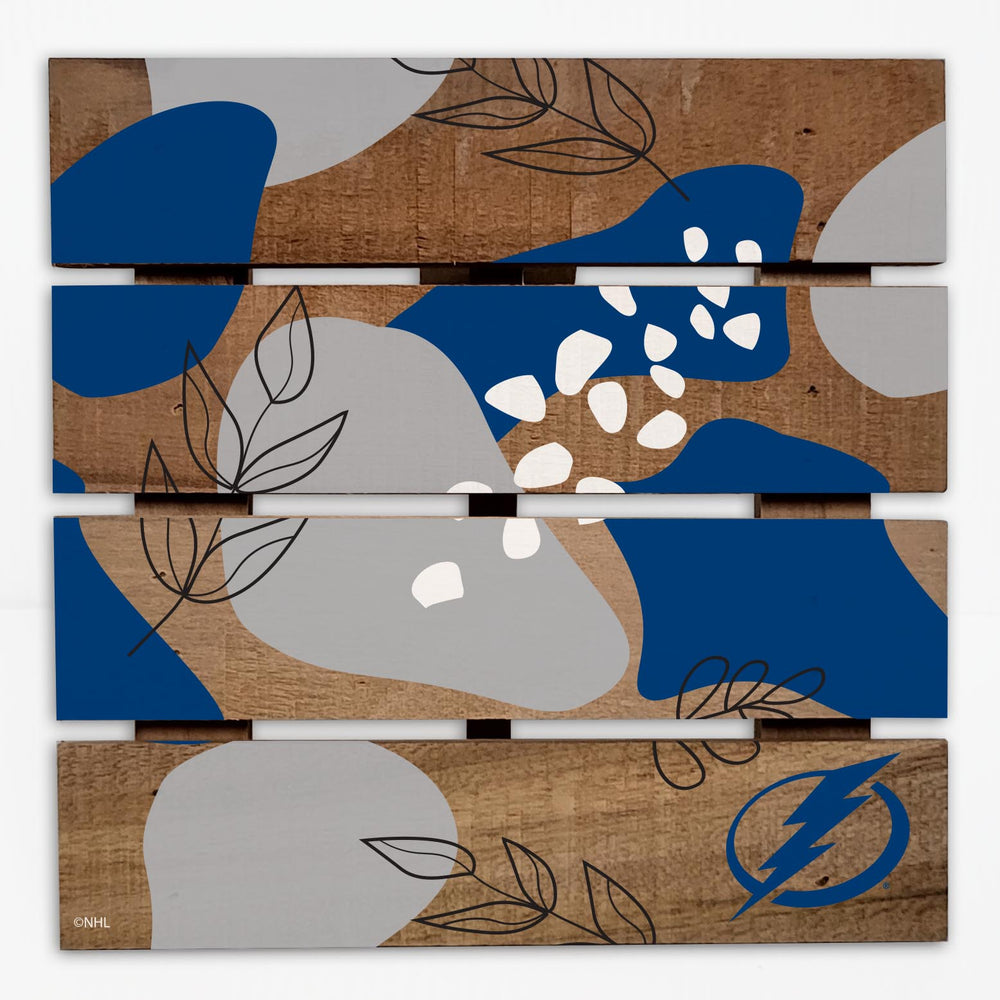 Wholesale NHL / H2222-Abstract Floral Trivet Hot Plate / H2222-Tampa Bay Lightning