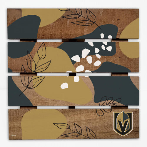 Wholesale NHL / H2222-Abstract Floral Trivet Hot Plate / H2222-Vegas Golden Knights