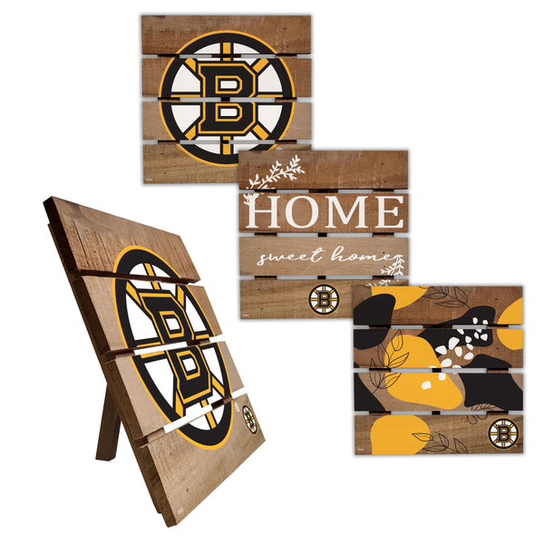 Wholesale NHL / H2223-Trivet Hot Plate Set of 4 (2221, 2222, 2122x2) / H2223-Boston Bruins