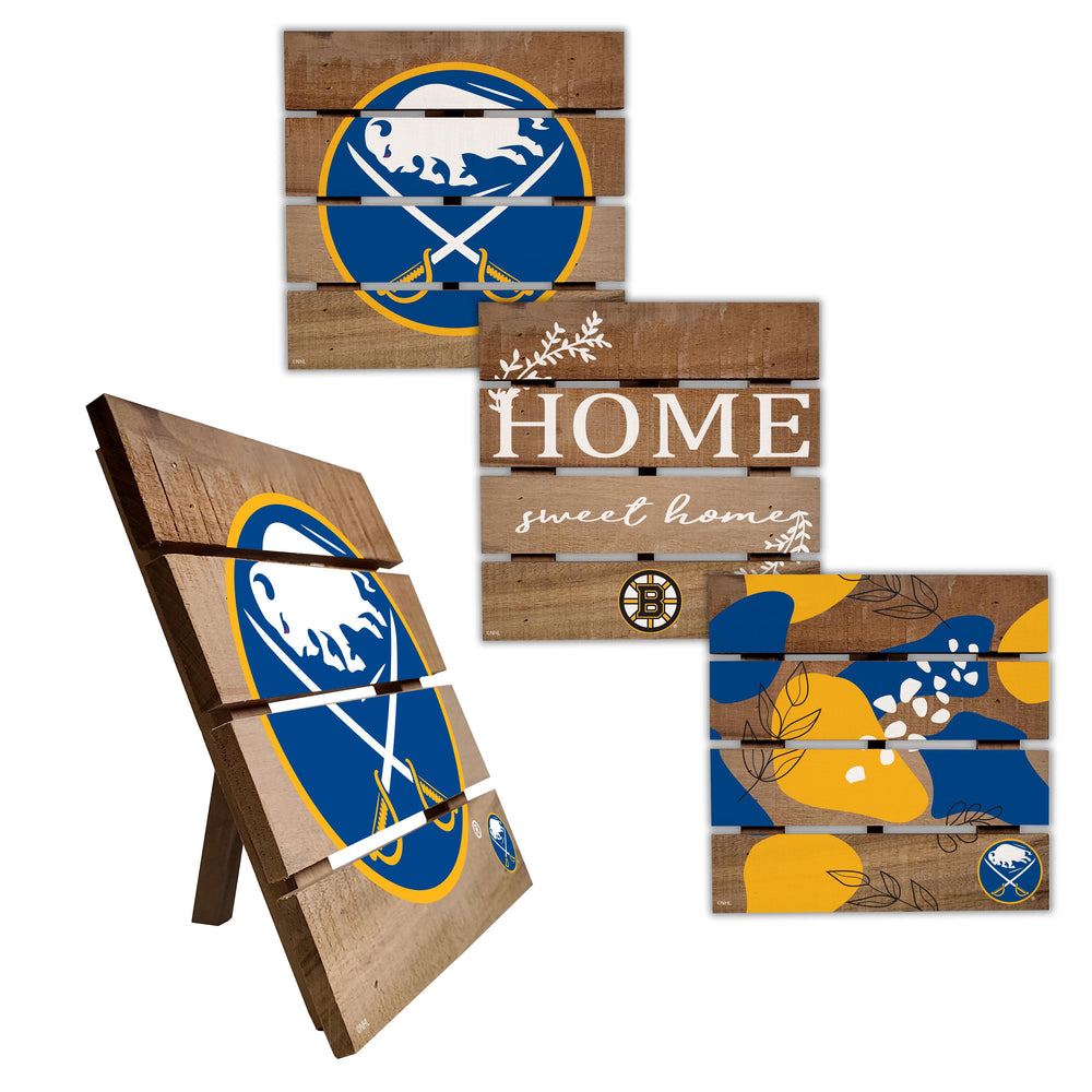 Wholesale NHL / H2223-Trivet Hot Plate Set of 4 (2221, 2222, 2122x2) / H2223-Buffalo Sabres