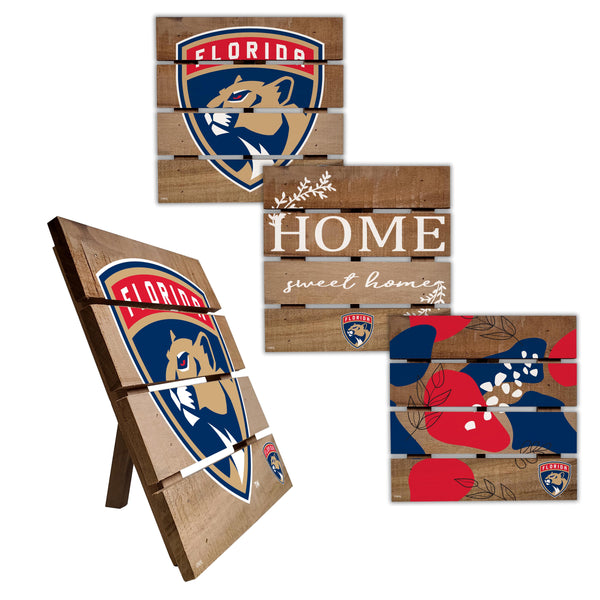 Wholesale NHL / H2223-Trivet Hot Plate Set of 4 (2221, 2222, 2122x2) / H2223-Florida Panthers