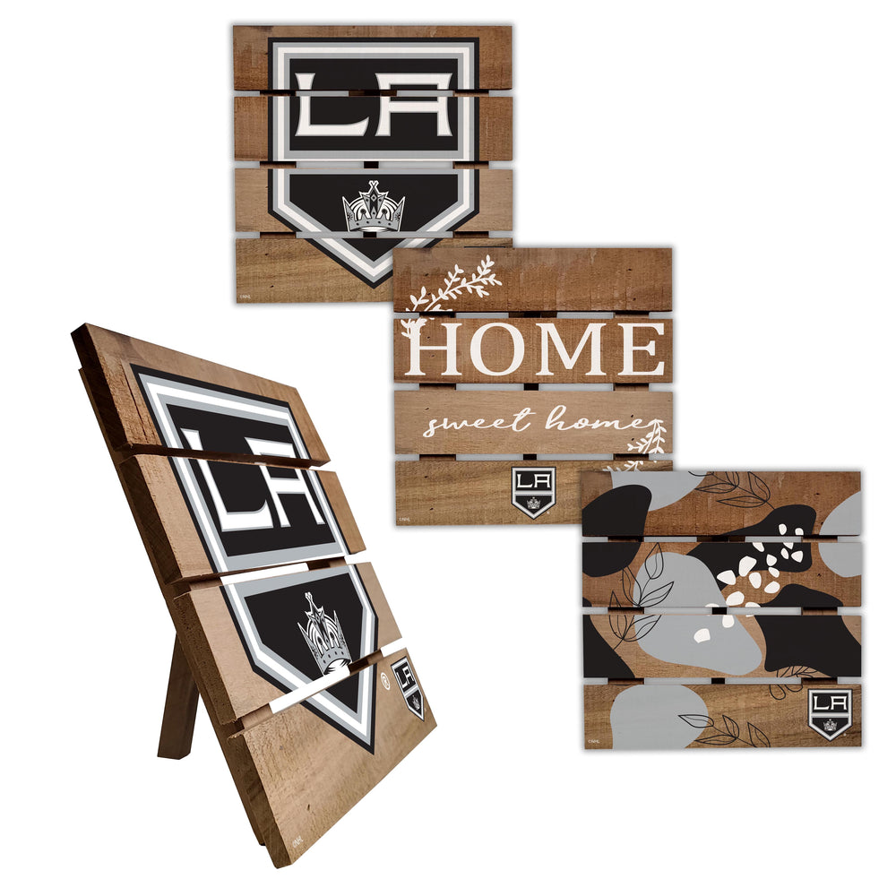 Wholesale NHL / H2223-Trivet Hot Plate Set of 4 (2221, 2222, 2122x2) / H2223-Los Angeles Kings