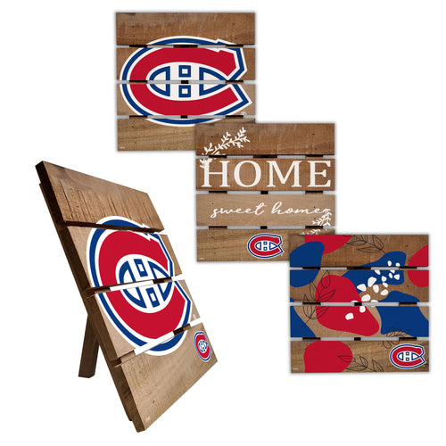 Wholesale NHL / H2223-Trivet Hot Plate Set of 4 (2221, 2222, 2122x2) / H2223-Montreal Canadiens