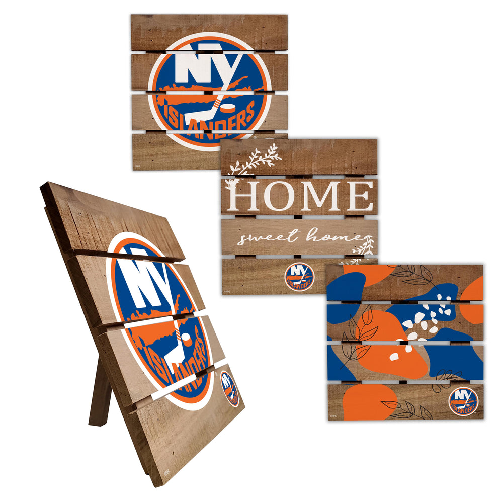 Wholesale NHL / H2223-Trivet Hot Plate Set of 4 (2221, 2222, 2122x2) / H2223-New York Islanders