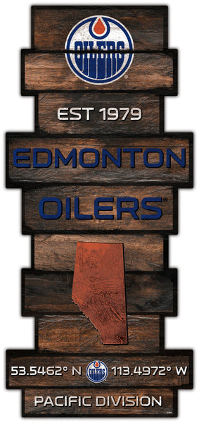 Wholesale NHL / H2225-Wood Celebration Stack / H2225-Edmonton Oilers