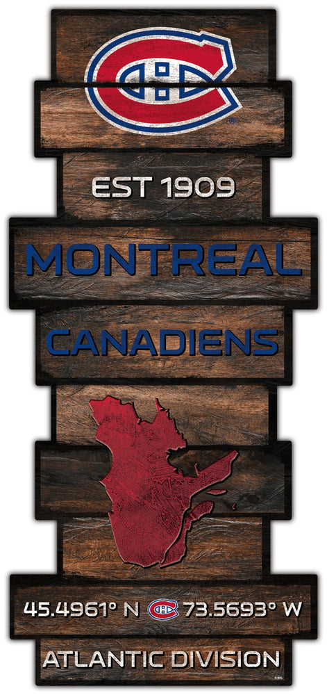 Wholesale NHL / H2225-Wood Celebration Stack / H2225-Montreal Canadiens