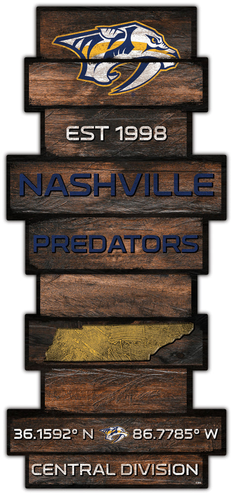 Wholesale NHL / H2225-Wood Celebration Stack / H2225-Nashville Predators