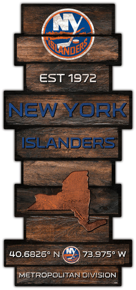 Wholesale NHL / H2225-Wood Celebration Stack / H2225-New York Islanders