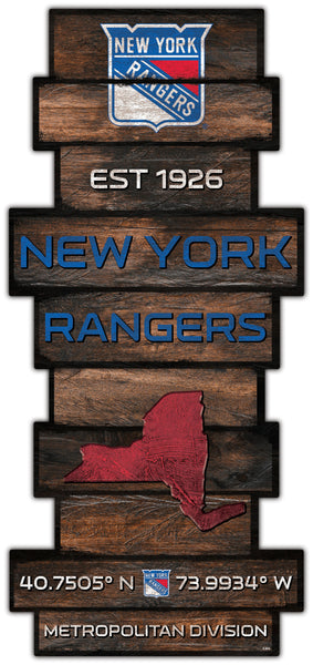 Wholesale NHL / H2225-Wood Celebration Stack / H2225-New York Rangers