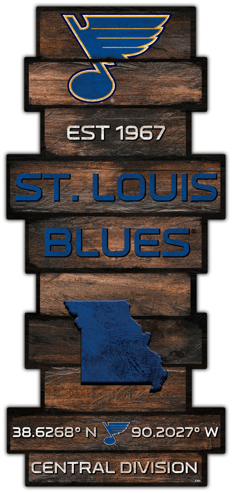 Wholesale NHL / H2225-Wood Celebration Stack / H2225-St. Louis Blues